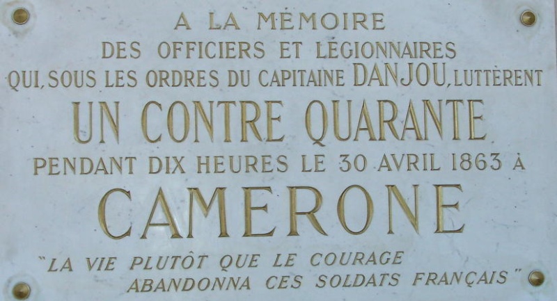 30 avril 1863 : CAMERONE